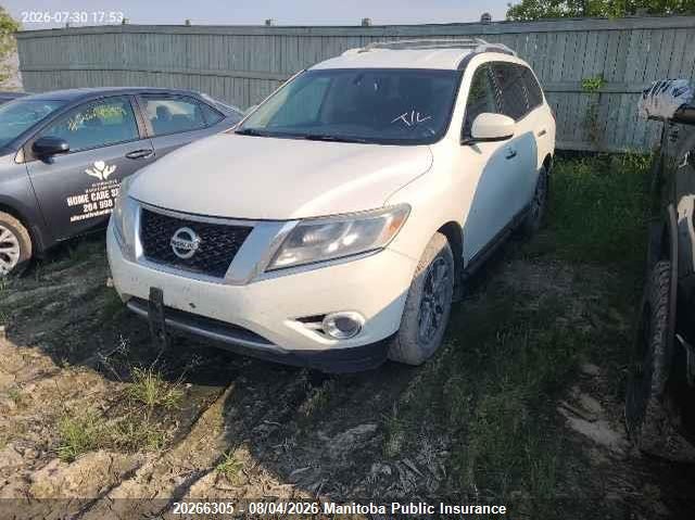 Vin: 5n1ar2mm5ec640032, lot: 10277289, nissan pathfinder sl 20142