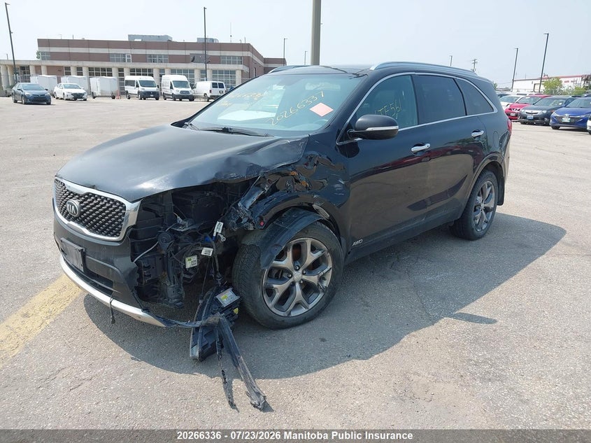 Vin: 5xypkda53hg281131, lot: 10277320, kia sorento sx v6 20172