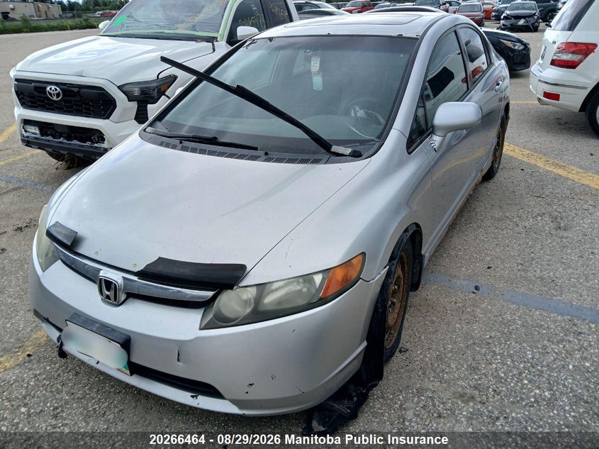 2006 Honda Civic, Ходова, IAAI, VIN 2HGFA16806H024931 — фото 2