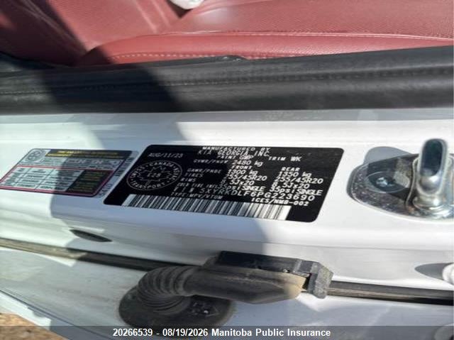 2023 KIA SORENTO SPORT UTILITY VEHICLE 2.5L I4 FI DOHC 16V NF4