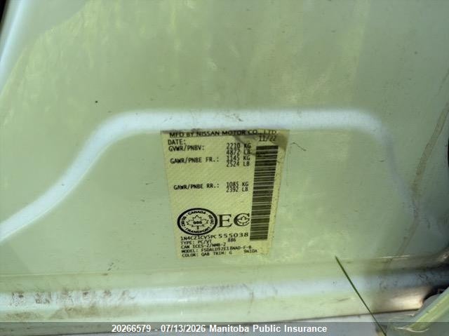 2023 Nissan Leaf Sv Plus VIN: 1N4CZ1CV5PC555038 Lot: 20266579