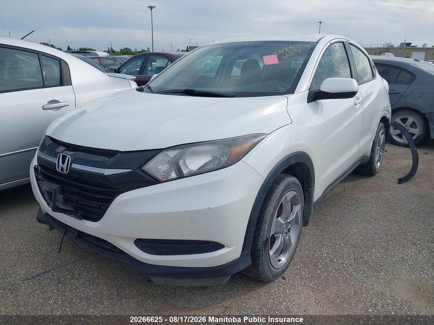2017 Honda HR-V, Left Rear, IAAI, VIN 3CZRU6H35HM108016 — photo 2