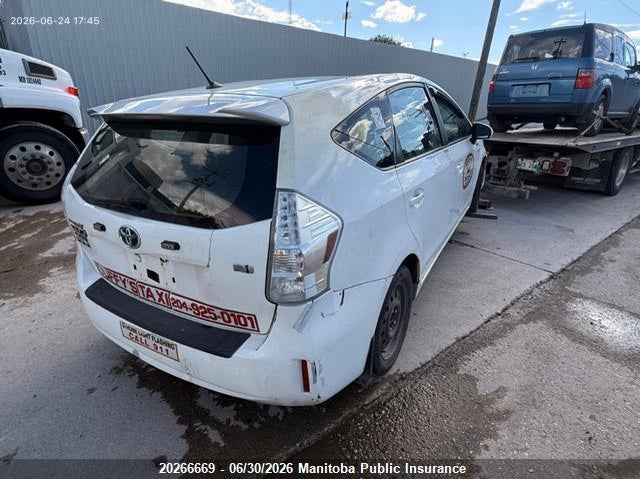 2013 TOYOTA PRIUS V (+) WAGON 1.8L I4 FI DOHC 16V NF4