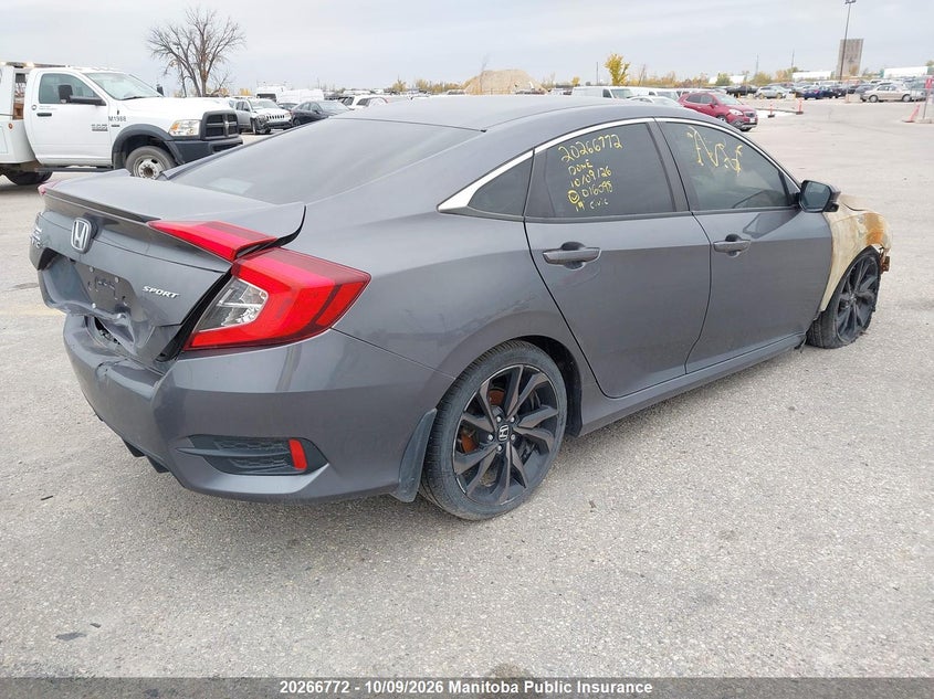 Vin: 2hgfc2f88kh016098, lot: 10277756, honda civic sport 20194