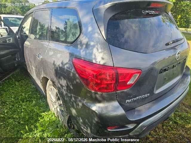 Vin: 5n1dr2mmxjc640342, lot: 10277806, nissan pathfinder s 20183