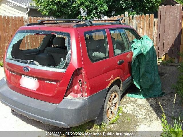 2006 SUBARU FORESTER 2.5 X SPORT UTILITY VEHICLE 2.5L H4 FI SOHC 16V F4