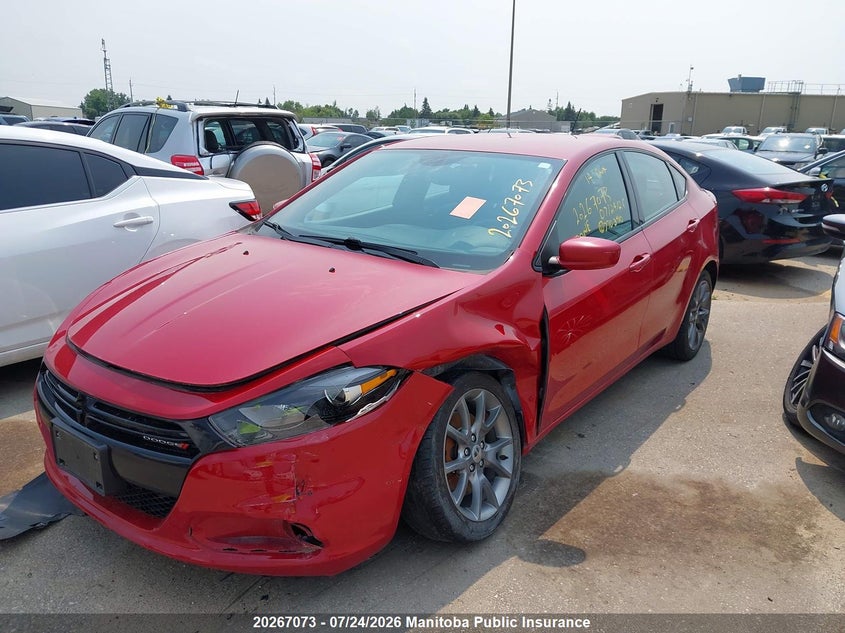 Vin: 1c3cdfbb8ed770390, lot: 10278057, dodge dart sxt 20142