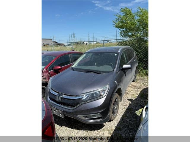 Vin: 5j6rm4h93fl801013, lot: 10278180, honda cr-v touring 20152