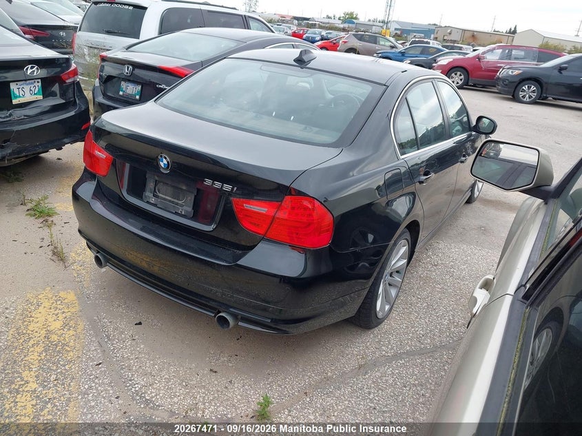 Vin: wbapl3c53aa408905, lot: 10278455, bmw 335xi 20104