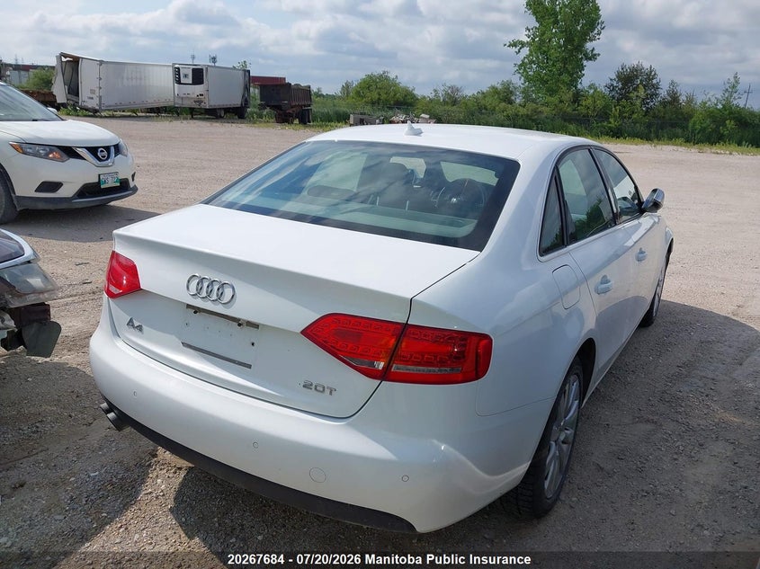 Vin: wauffaflxbn022297, lot: 10278668, audi a4 2.0t quattro 20114