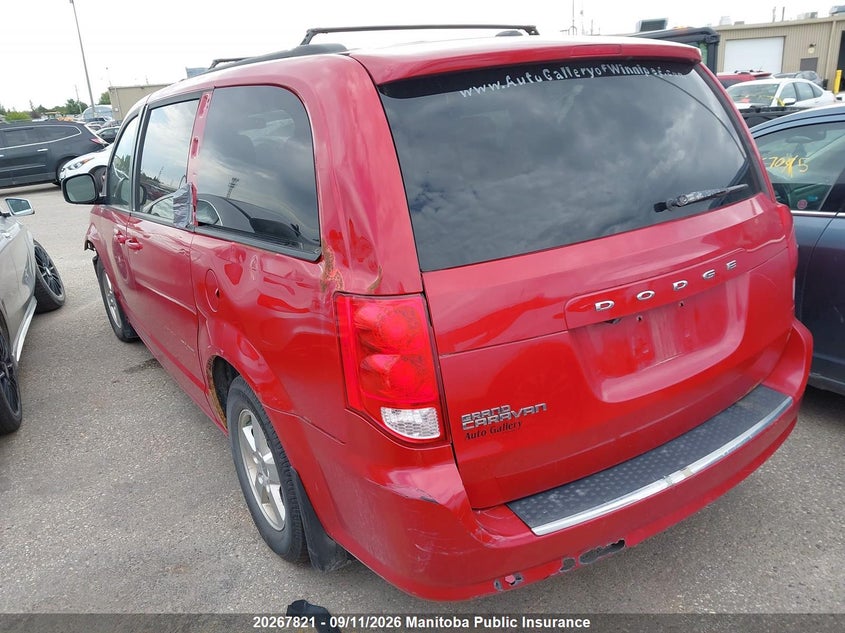 Vin: 2c4rdgbg4cr267974, lot: 10278805, dodge grand caravan sxt 20123