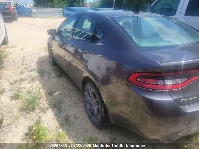 Vin: 1c3cdfbb2ed826503, lot: 10278849, dodge dart sxt 20143