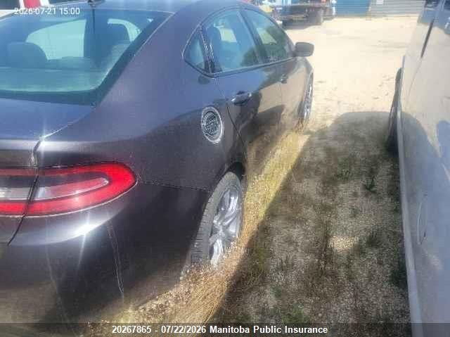 Vin: 1c3cdfbb2ed826503, lot: 10278849, dodge dart sxt 20144