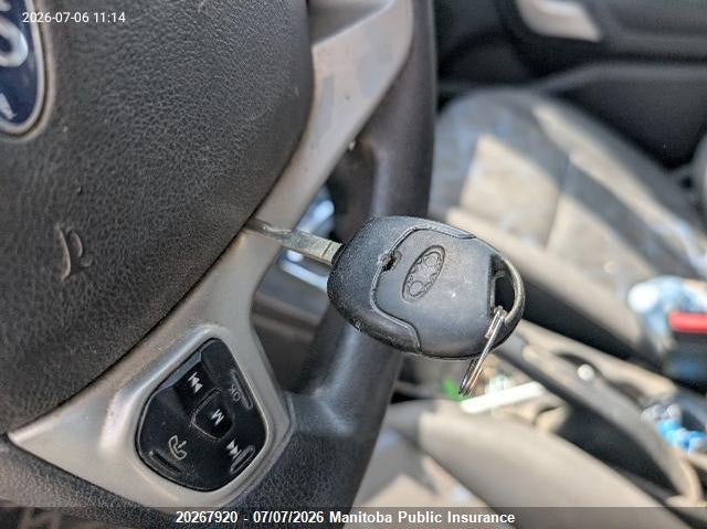 2012 FORD FIESTA SEDAN 1.6L I4 FI DOHC 16V NF4