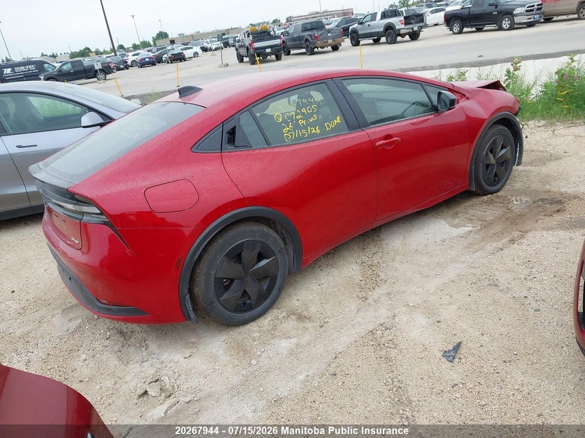 Vin: jtdacacu4t3072905, lot: 10278928, toyota prius se phev null 20264