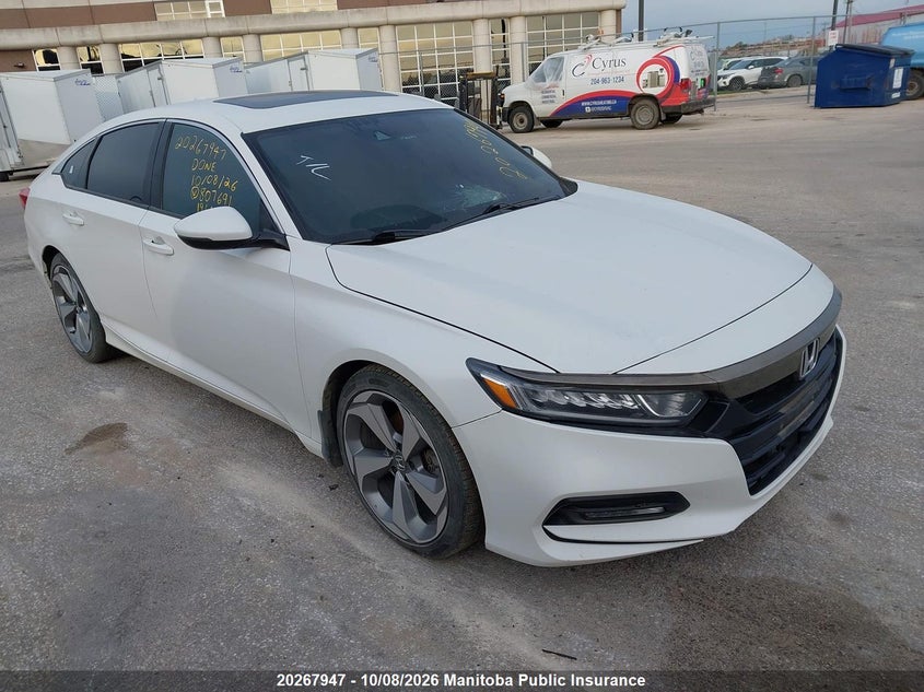 Vin: 1hgcv1f34ka807691, lot: 10278931, honda accord sport 20191