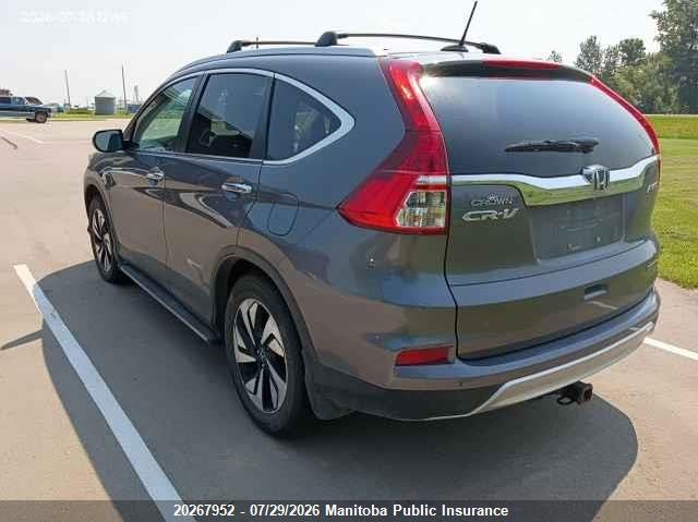 Vin: 5j6rm4h90gl803609, lot: 10278936, honda cr-v touring 20163