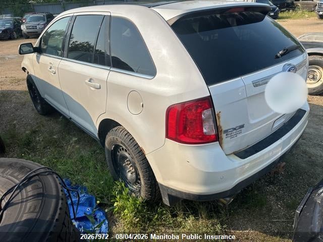 Vin: 2fmdk4kc0cba74897, lot: 10278956, ford edge limited 20123