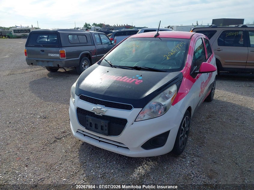 2013 Chevrolet Spark, Град, IAAI, VIN KL8CD6S9XDC559231 — фото 2