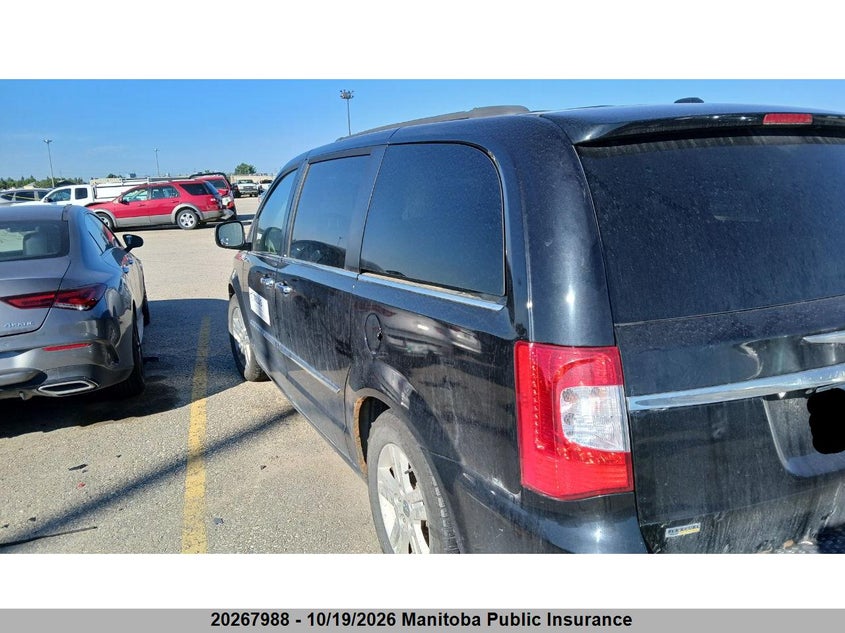 Vin: 2c4rc1cg4er184319, lot: 10278972, chrysler town & country touring 20143