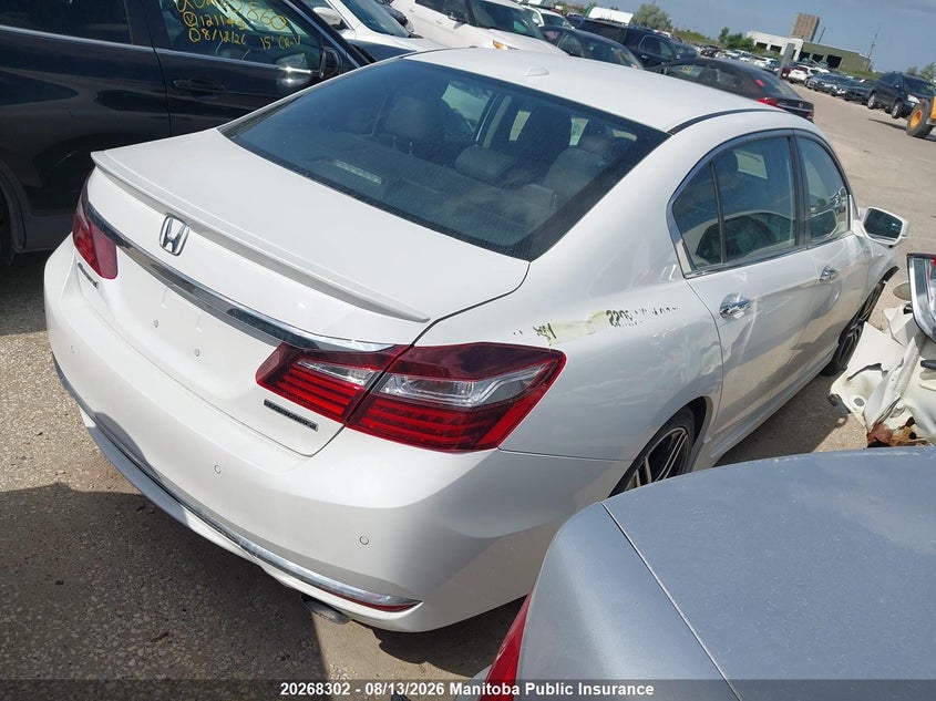 Vin: 1hgcr2f0xga806682, lot: 10279286, honda accord touring 20164