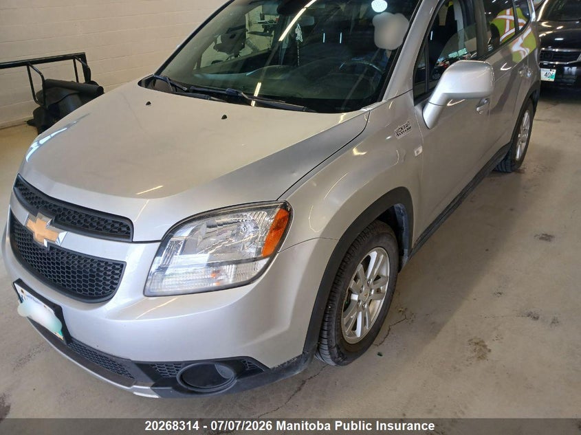 2012 Chevrolet Orlando, Hail, IAAI, VIN KL77P2EM4CK569148 — photo 2