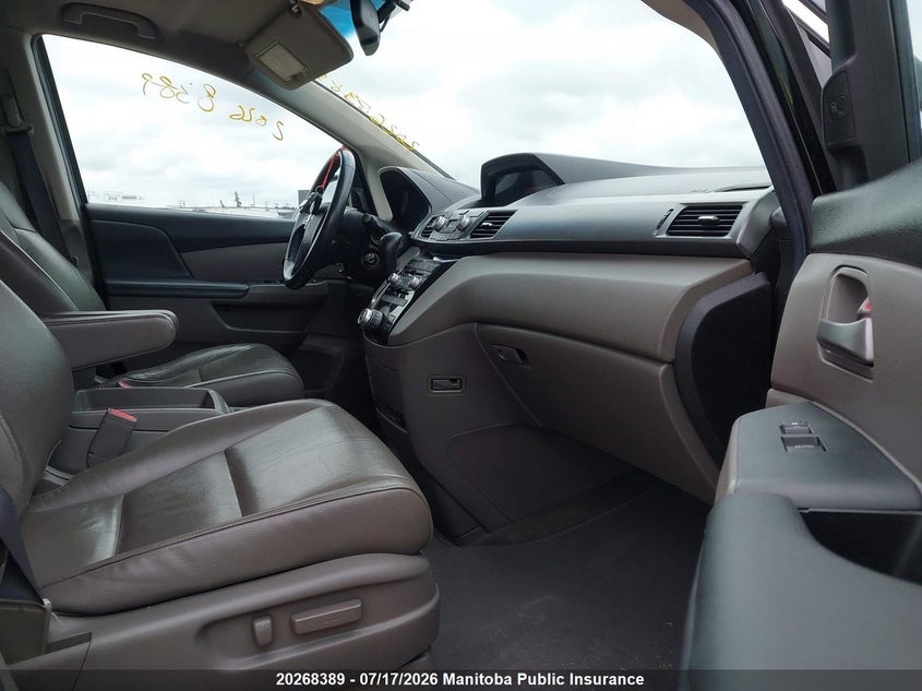 2011 Honda Odyssey Touring VIN: 5FNRL5H95BB509388 Lot: 20268389