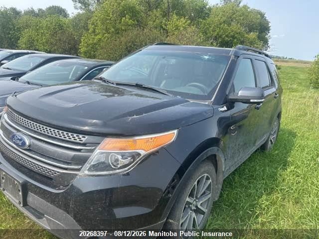 2015 Ford Explorer, Hail, IAAI, VIN 1FM5K8D82FGC18211 — photo 2