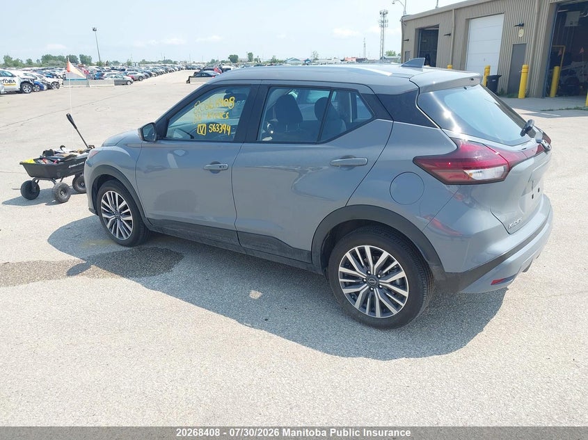 Vin: 3n1cp5cvxrl563394, lot: 10279392, nissan kicks sv 20243