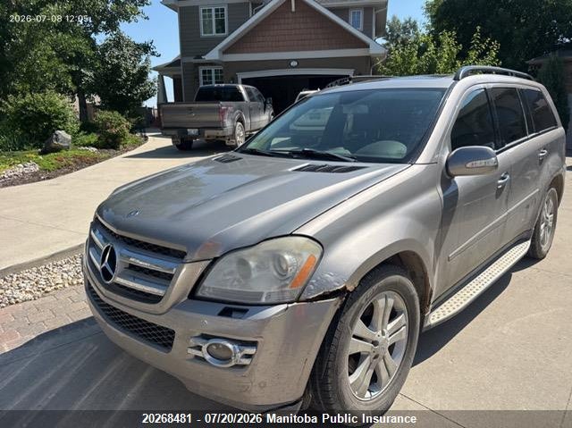 2008 Mercedes Benz Gl450 VIN: 4JGBF71E48A412370 Lot: 20268481