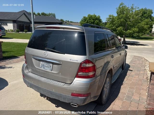 2008 Mercedes Benz Gl450 VIN: 4JGBF71E48A412370 Lot: 20268481