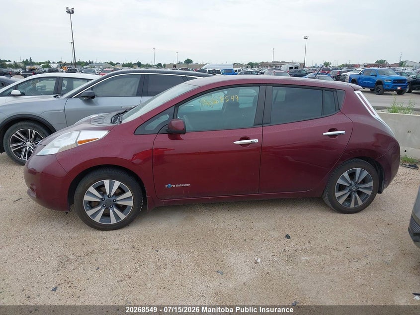 2016 Nissan Leaf S VIN: 1N4BZ0CP1GC314519 Lot: 20268549