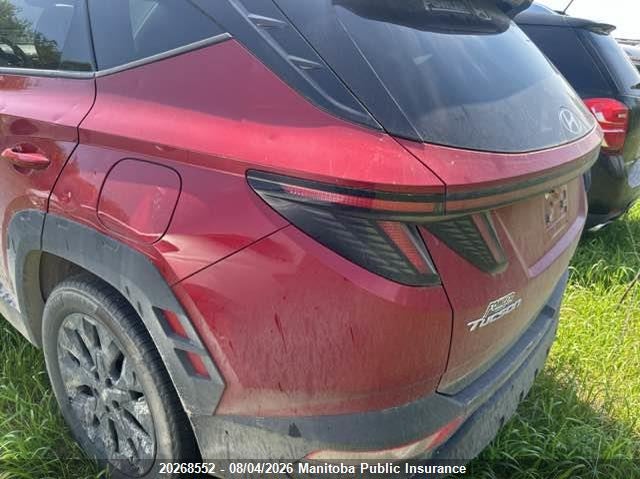 Vin: km8jccae3nu152535, lot: 10279536, hyundai tucson urban edition 20223