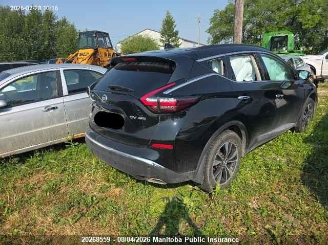 Vin: 5n1az2bs1ln121045, lot: 10279543, nissan murano sv 20204