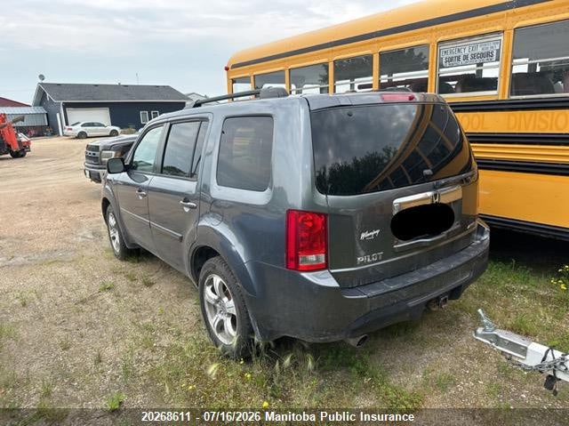 Vin: 5fnyf4h50db503771, lot: 10279595, honda pilot ex-l 20133