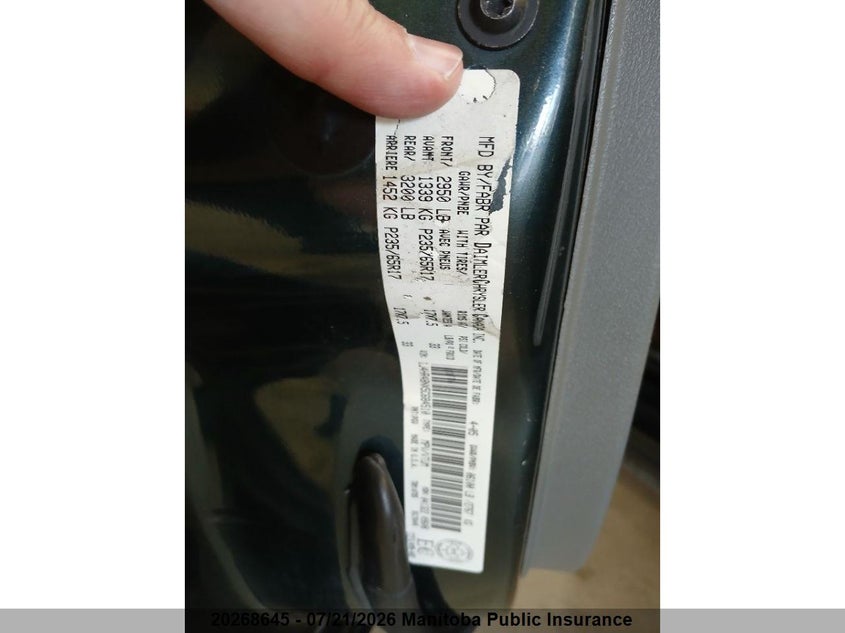 2005 Jeep Grand Cherokee Laredo/Columbia/Freedom VIN: 1J4HR48NX5C684510 Lot: 20268645