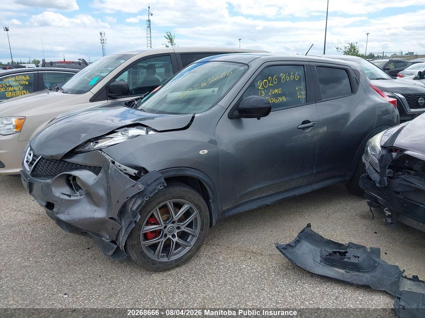 Vin: jn8af5mr5dt206173, lot: 10279650, nissan juke sl 20132