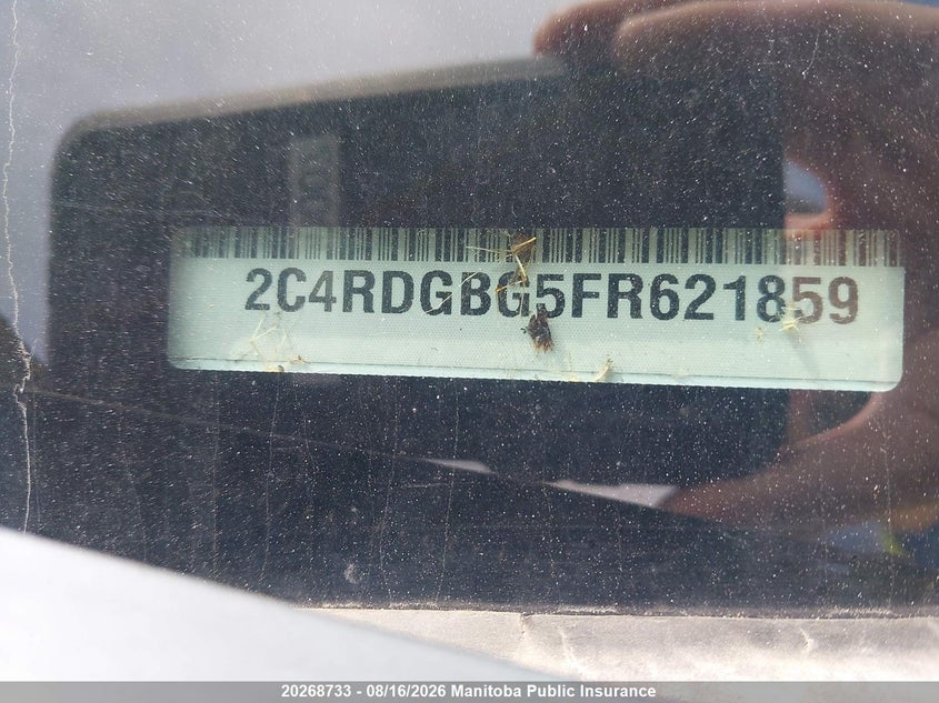 2015 DODGE CARAVAN VAN GAS