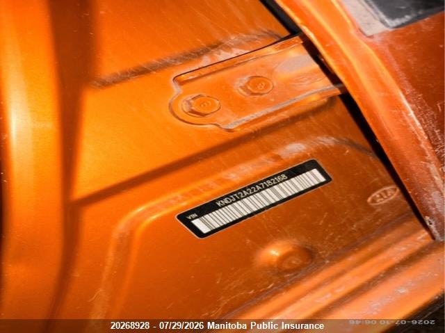 Vin: kndjt2a22a7182168, lot: 10279912, kia soul 4u 20102