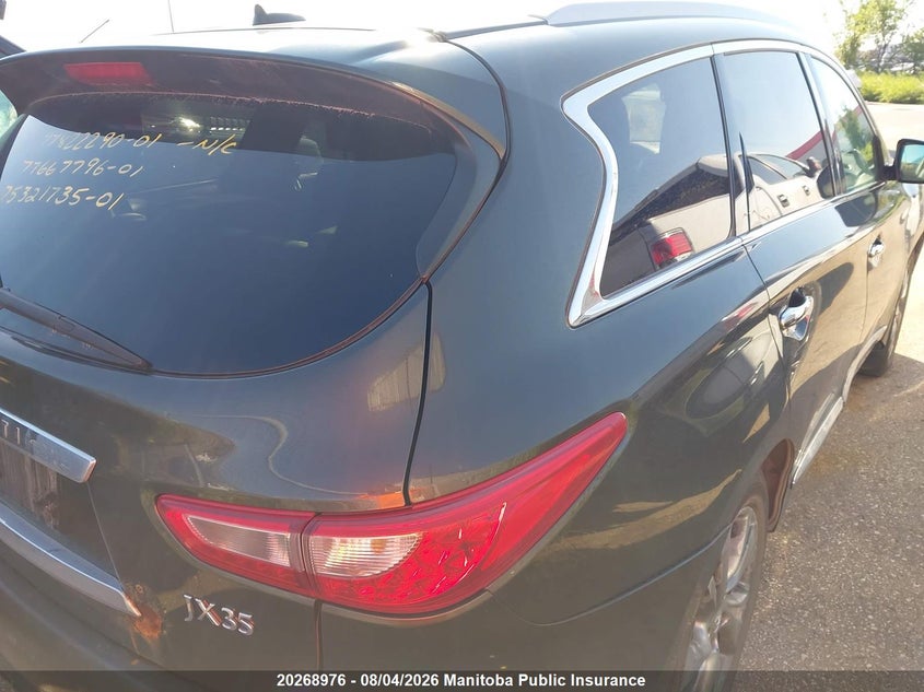 Vin: 5n1al0mm3dc300379, lot: 10279960, infiniti jx35 20134