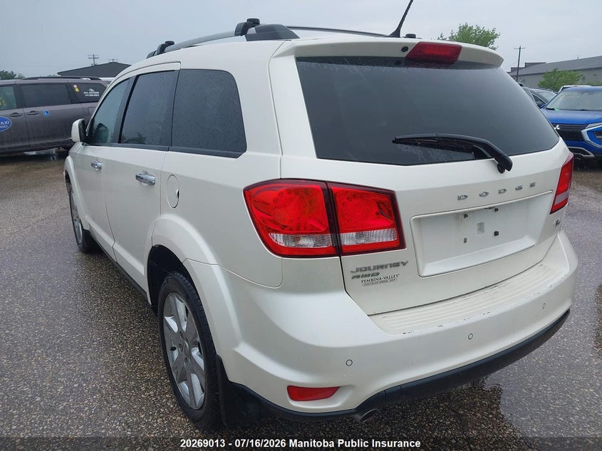 Vin: 3c4pddfg6ct397123, lot: 10279997, dodge journey r/t 20123