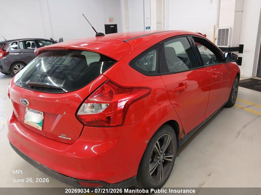 2013 Ford Focus Se VIN: 1FADP3K25DL347038 Lot: 20269034