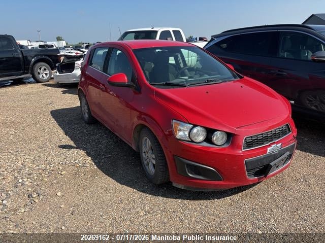 2012 CHEVROLET SONIC LT