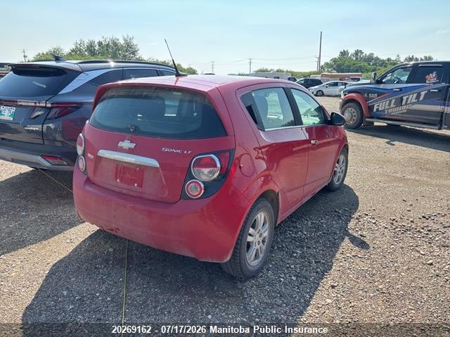 Vin: 1g1jc6ehxc4129642, lot: 10280146, chevrolet sonic lt 20124