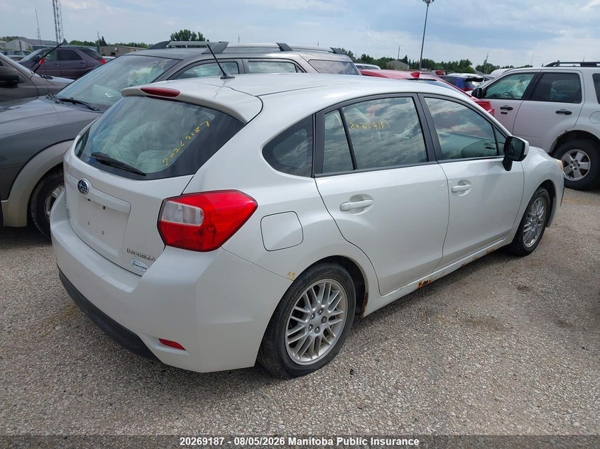 Vin: jf1gpac65dh851143, lot: 10280171, subaru impreza 2.0i 20134