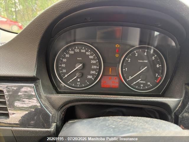 2009 BMW 3ER SEDAN 3.0L I6 FI DOHC 24V F4