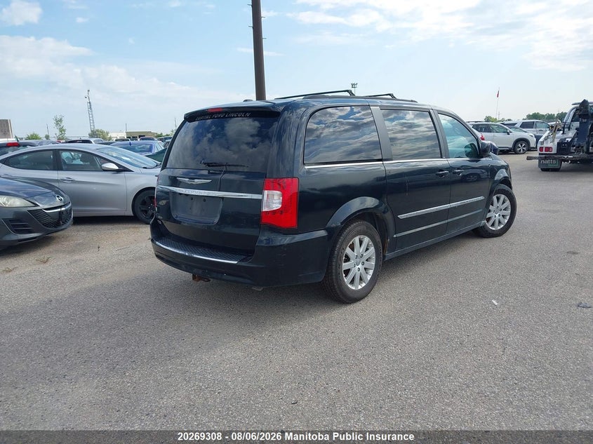 Vin: 2c4rc1bg2dr784773, lot: 10280292, chrysler town & country touring 20134