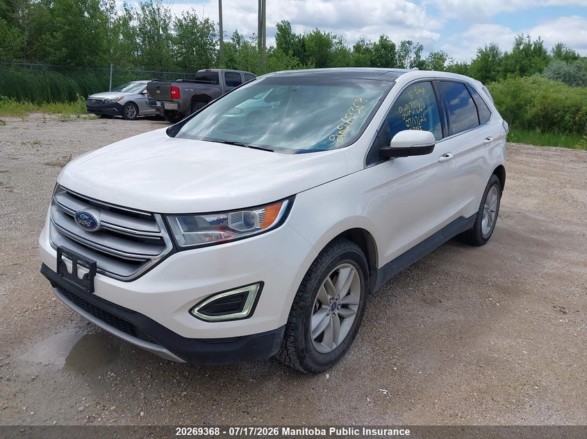 Vin: 2fmpk4j90gbb29017, lot: 10280352, ford edge sel 20162
