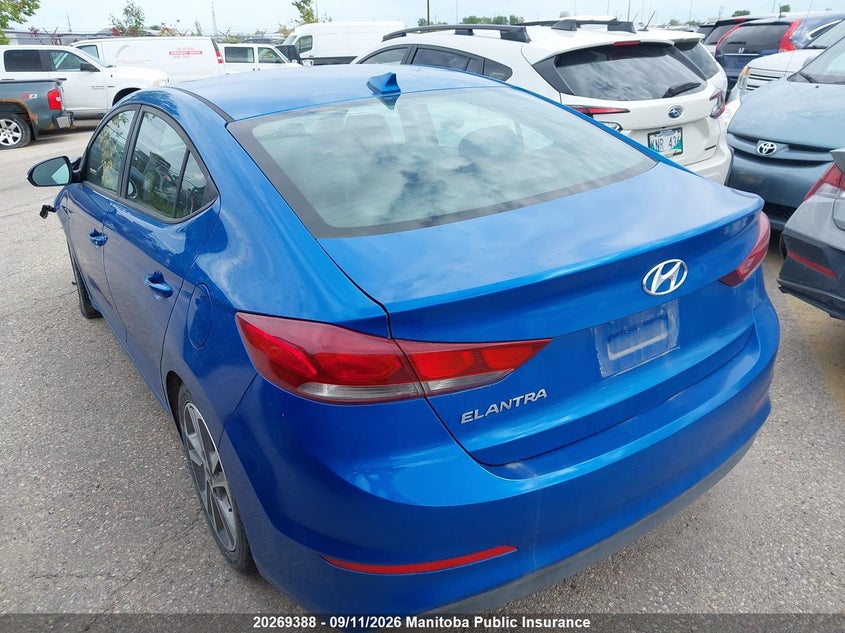 Vin: kmhd84lf1ju689831, lot: 10280372, hyundai elantra gls 20183