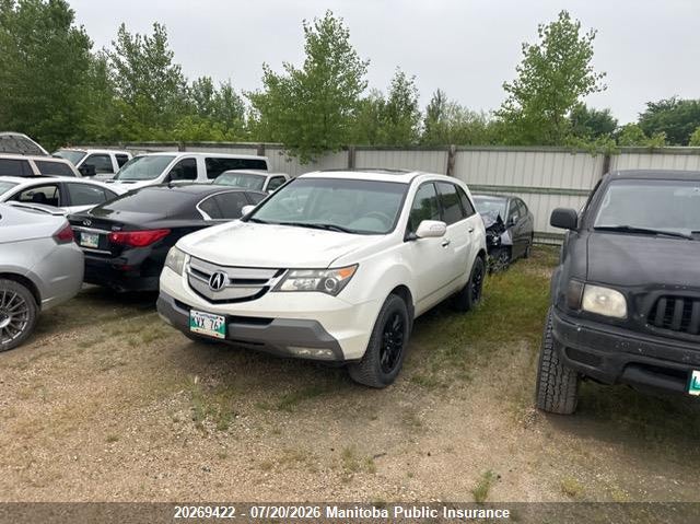 2009 Acura Mdx VIN: 2HNYD28259H506743 Lot: 20269422